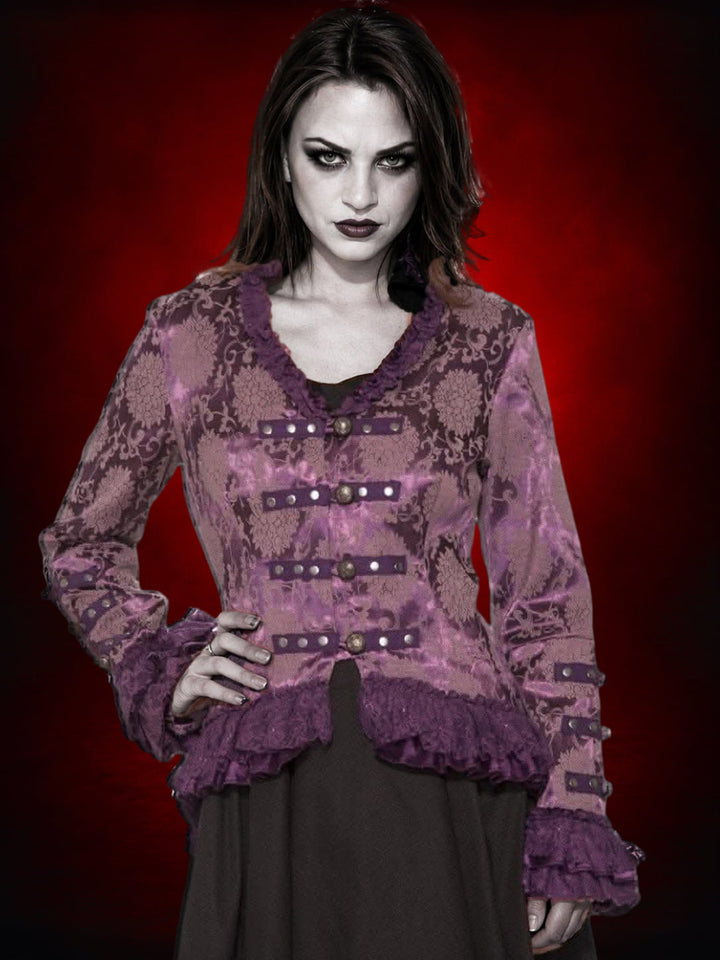 "Gothic Ghostly Jacket in Purple" HD Hollywood Costume