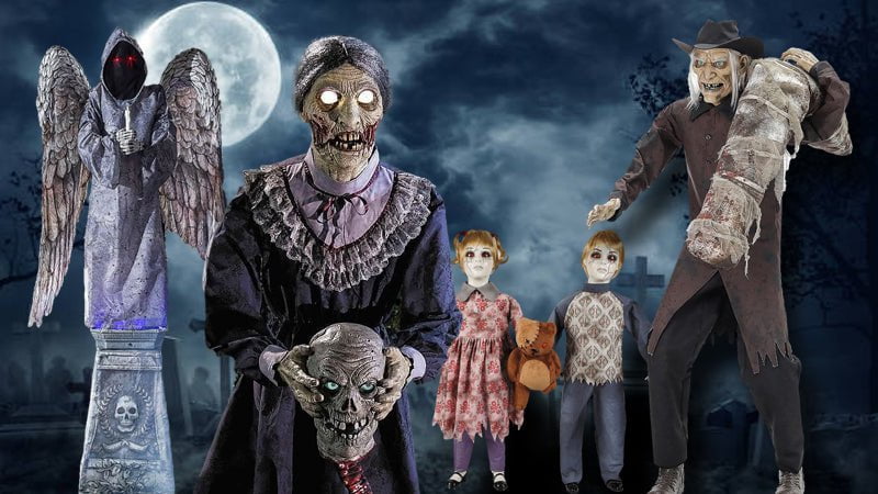 Graveyard Halloween Animatronics