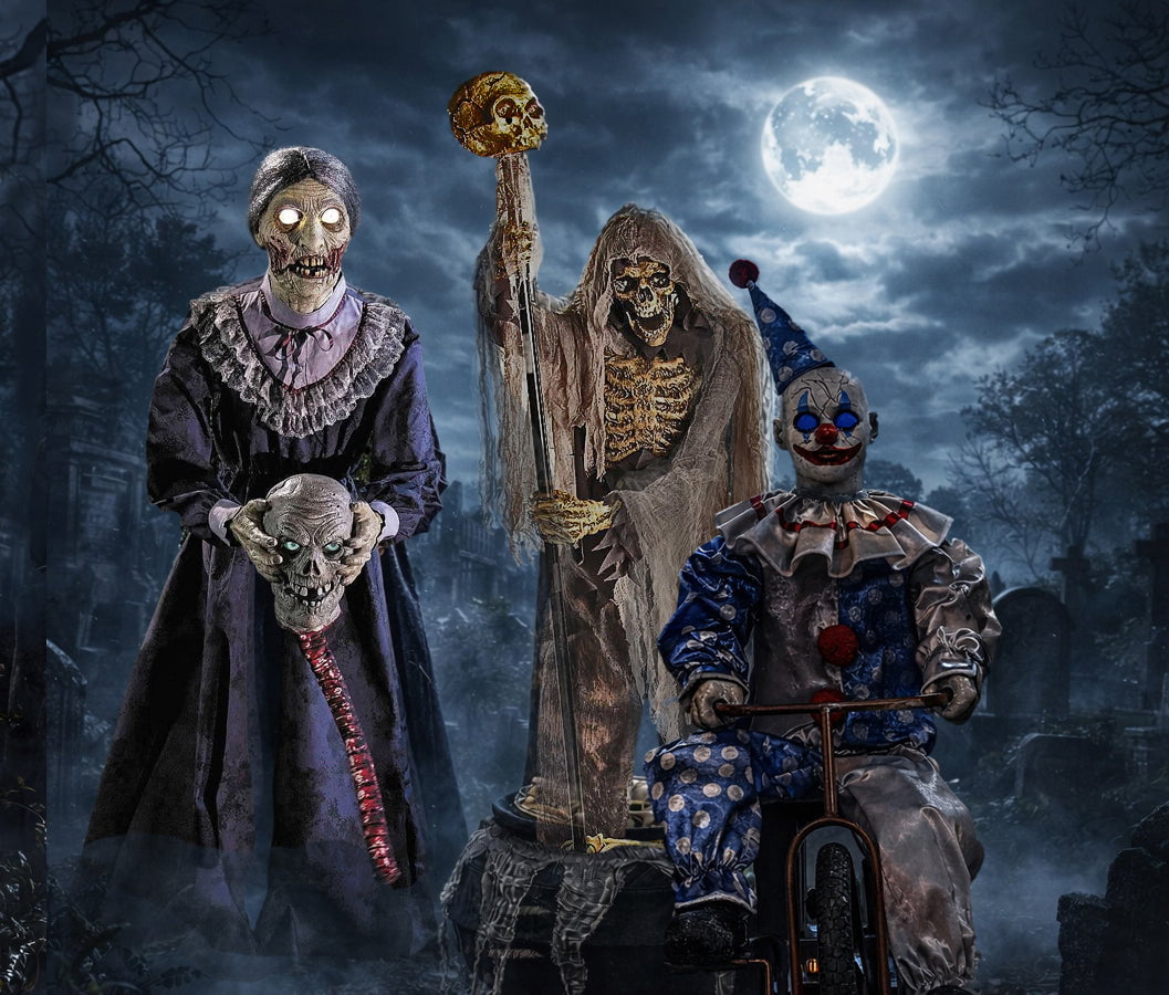 Halloween Animatronics and animated props from TheHorrorDome.com