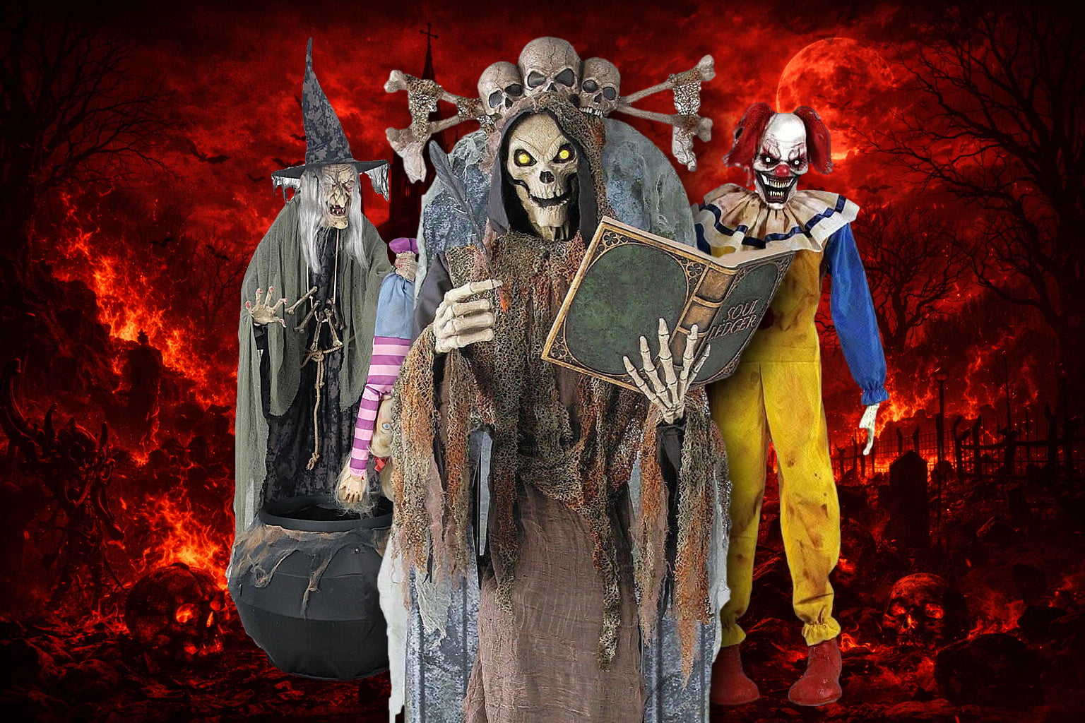 Halloween animatronics and animated props for your home and haunted house