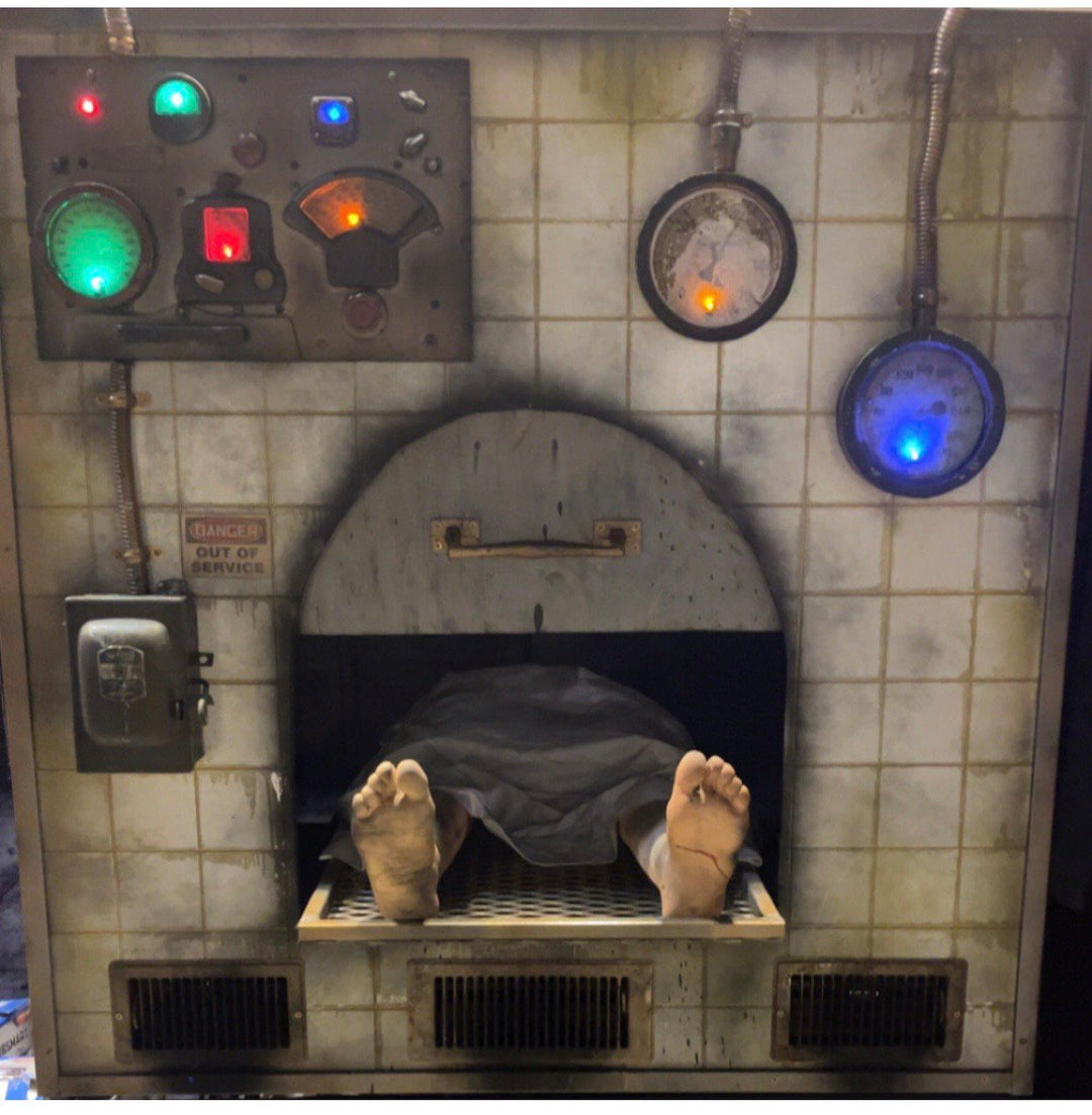 Cremation Oven Halloween Animatronic