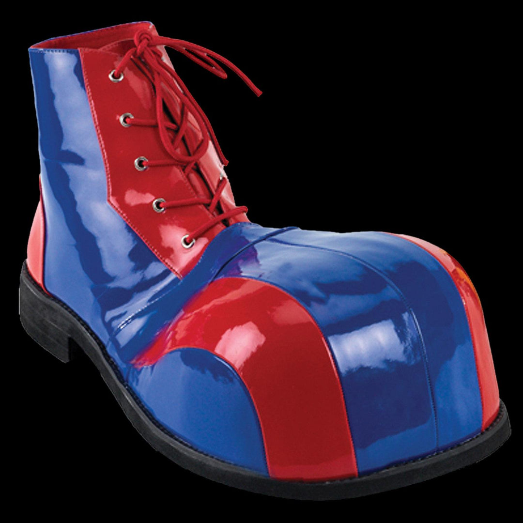 "Clown Shoes - Red/Blue" Deluxe Halloween Costume Shoes