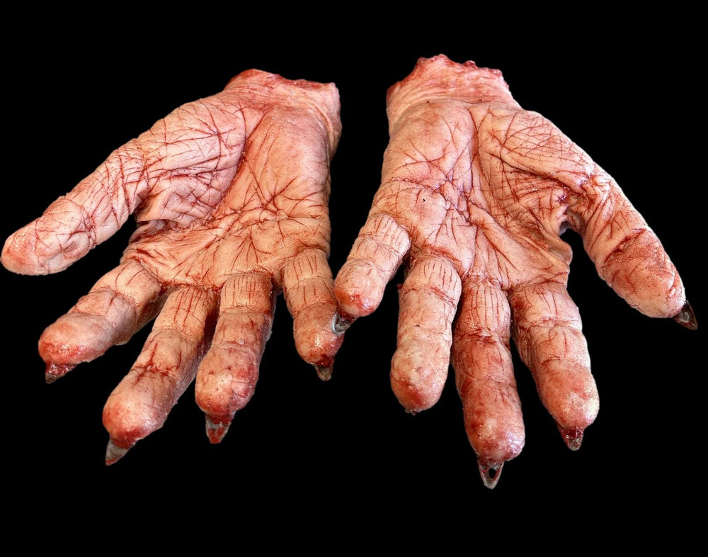 "Silicone Pair of Witch Hands" Body Parts Halloween Prop