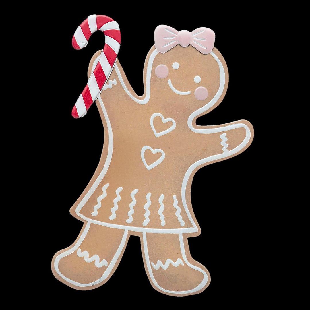 Iron Gingerbread Girl Christmas Decoration