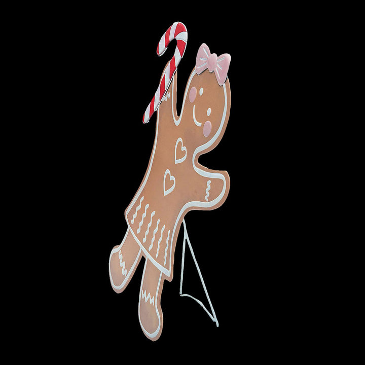 Iron Gingerbread Girl Christmas Decoration