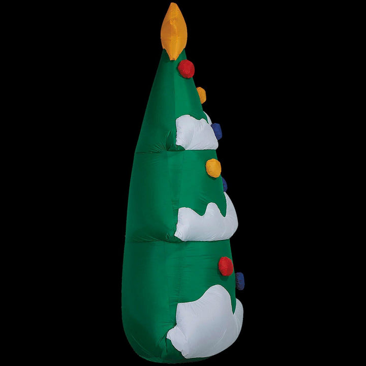 Blow Up Inflatable9 Ft. Rainbow Wave Lightshow Christmas Tree Outdoor Yard Decoration