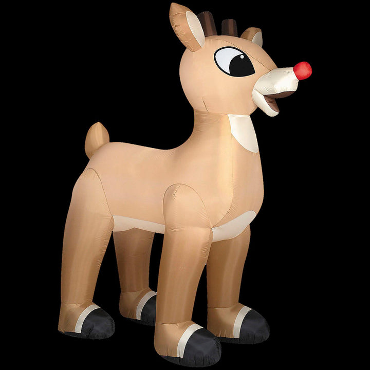 Blow Up Inflatable 10 Ft. Standing Rudolph the Red-Nosed Reindeer® Christmas Outdoor Yard Decoration