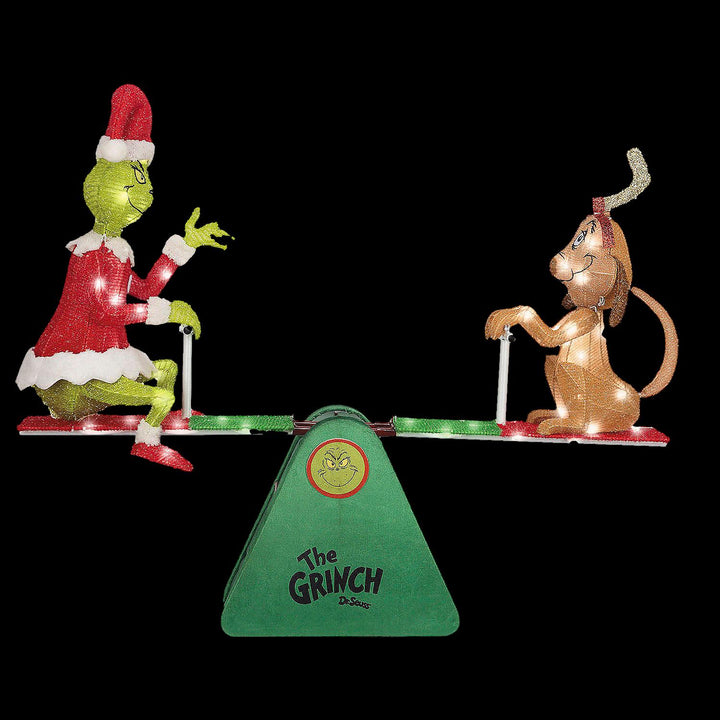 Dr. Seuss™ How the Grinch Stole Christmas Grinch & Max Teeter Totter Outdoor Decoration
