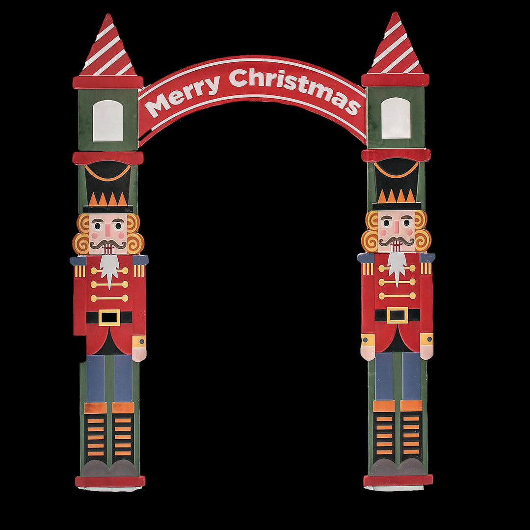 8 Ft. Nutcracker Iron Archway Christmas Decoration