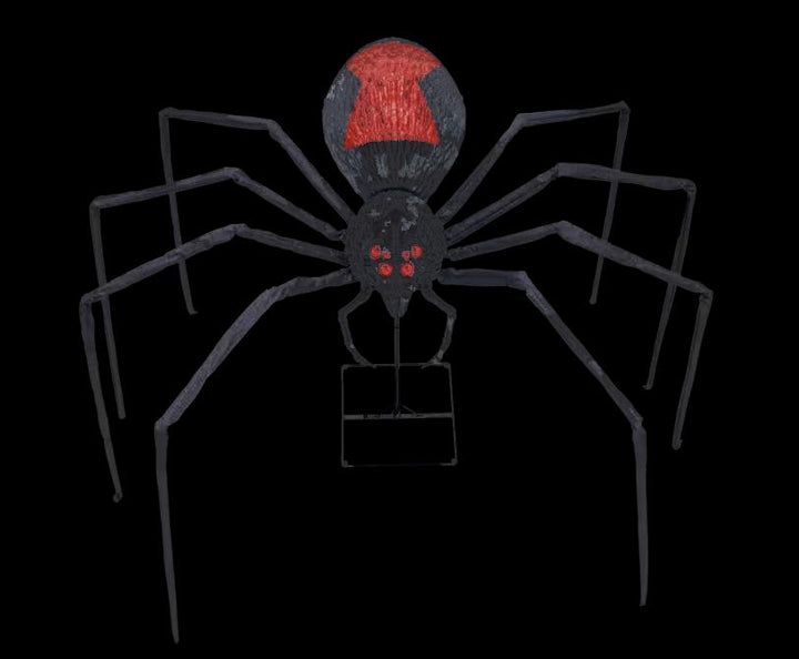 8' Black Widow Spider Decoration