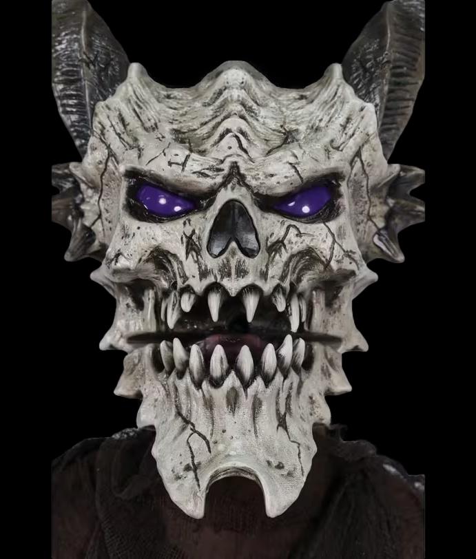 Light-Up The Time Demon Halloween Animatronic Decoration