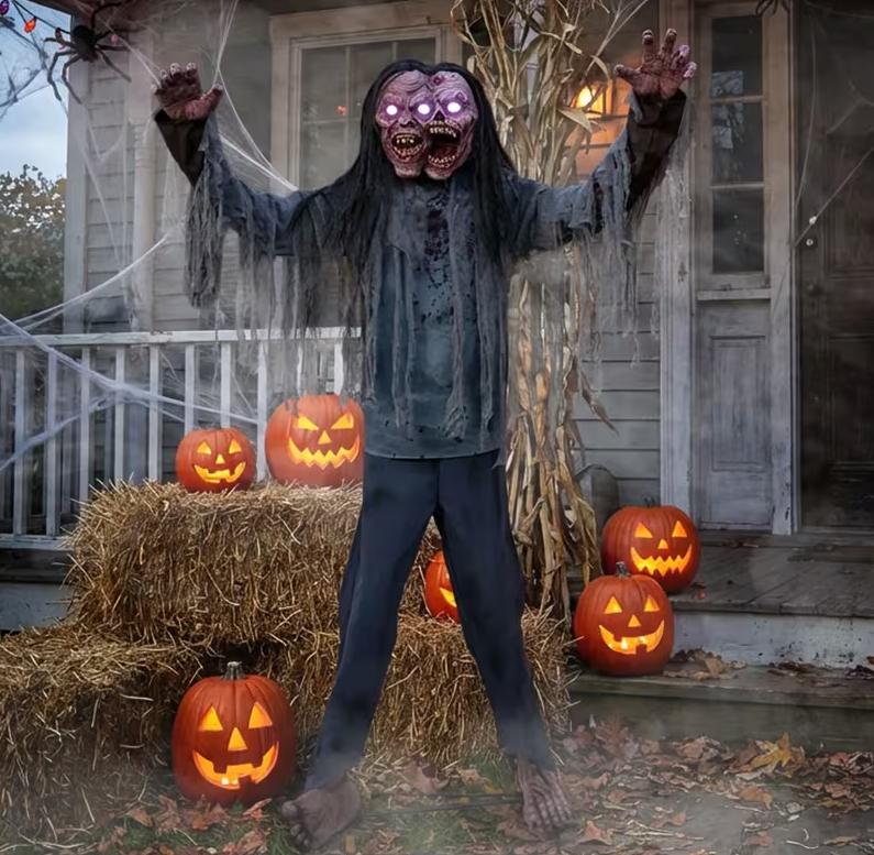 Jack & Jill Zombie Halloween Animatronic Decoration (Copy)