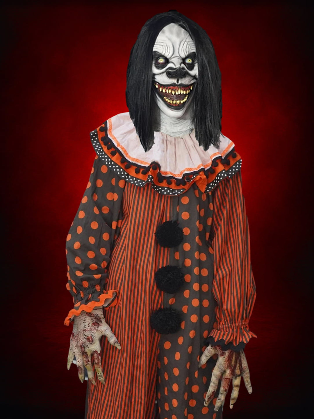clown dress Dancing Cape Only Little Once featuring a dress Joyfy Girl's Halloween Costume, Evil