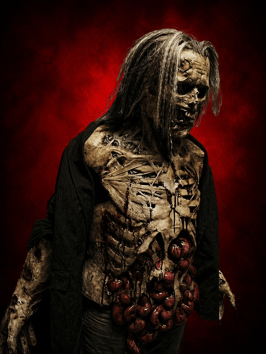 Zombie Lurker professional scare actor costume