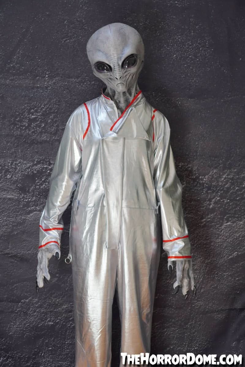 "Area 51 Space Suit with Red piping" Alien Costume – The Horror Dome