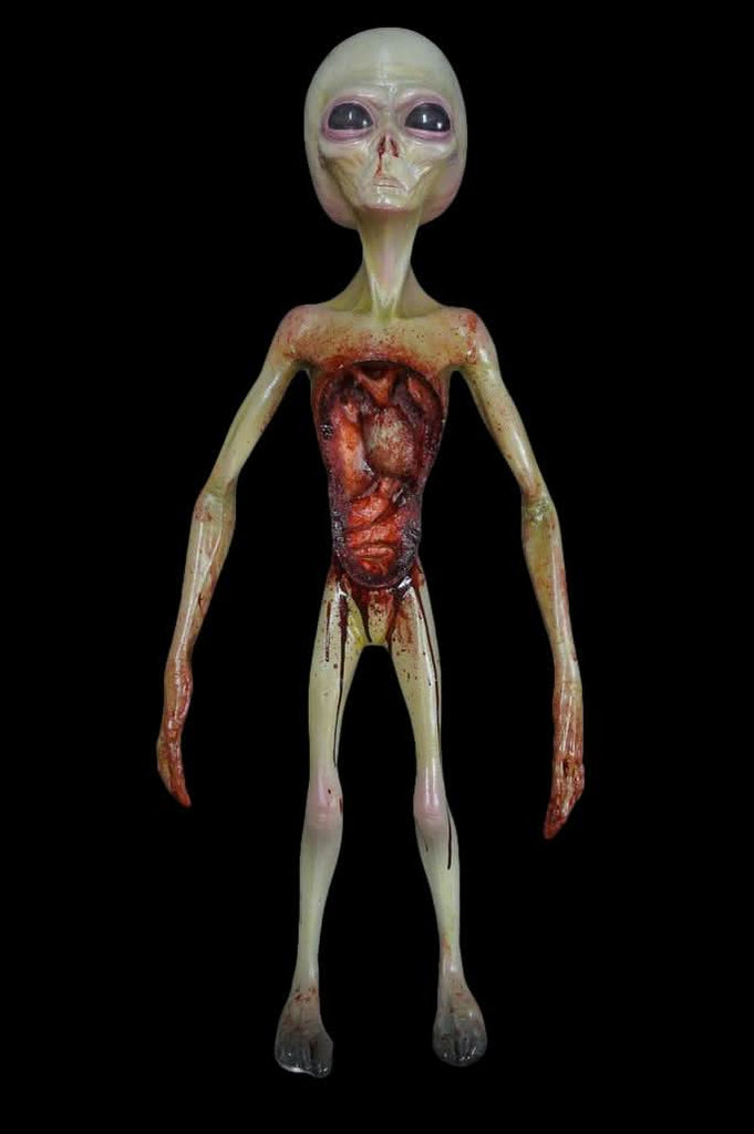 Autopsy Alien Visitor professional Halloween prop for an alien laboratory room