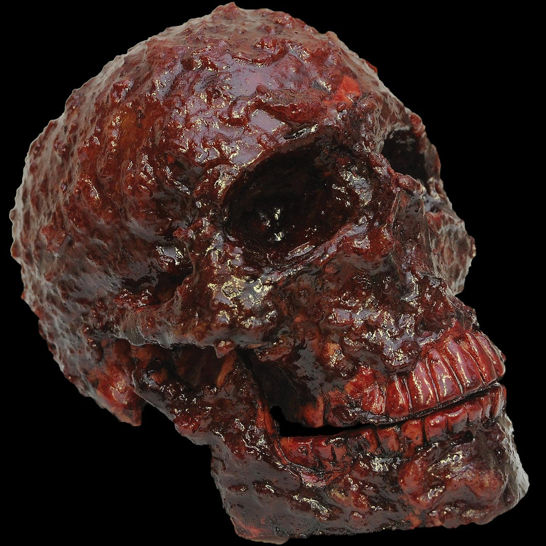 "Bloody Resin Skull" Halloween Prop