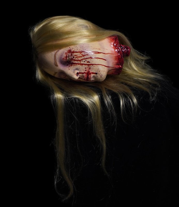 NEW "Bloody Barbie" Severed Head HD Studios Ulta Realistic Halloween Prop