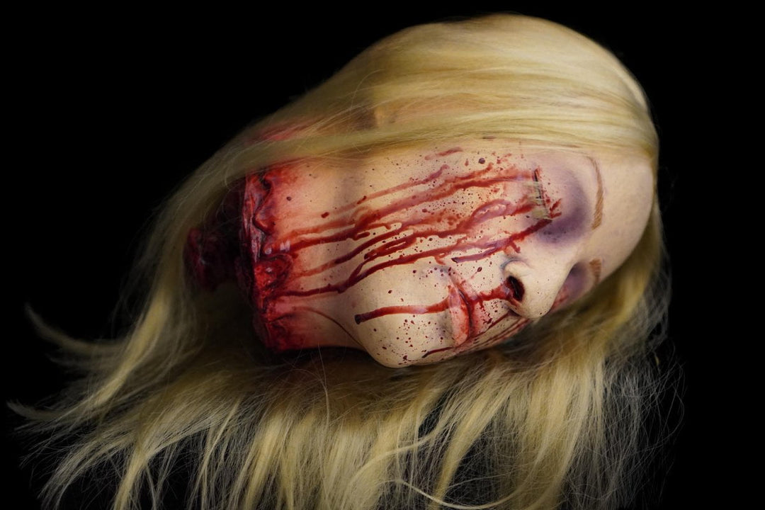NEW "Bloody Barbie" Severed Head HD Studios Ulta Realistic Halloween Prop