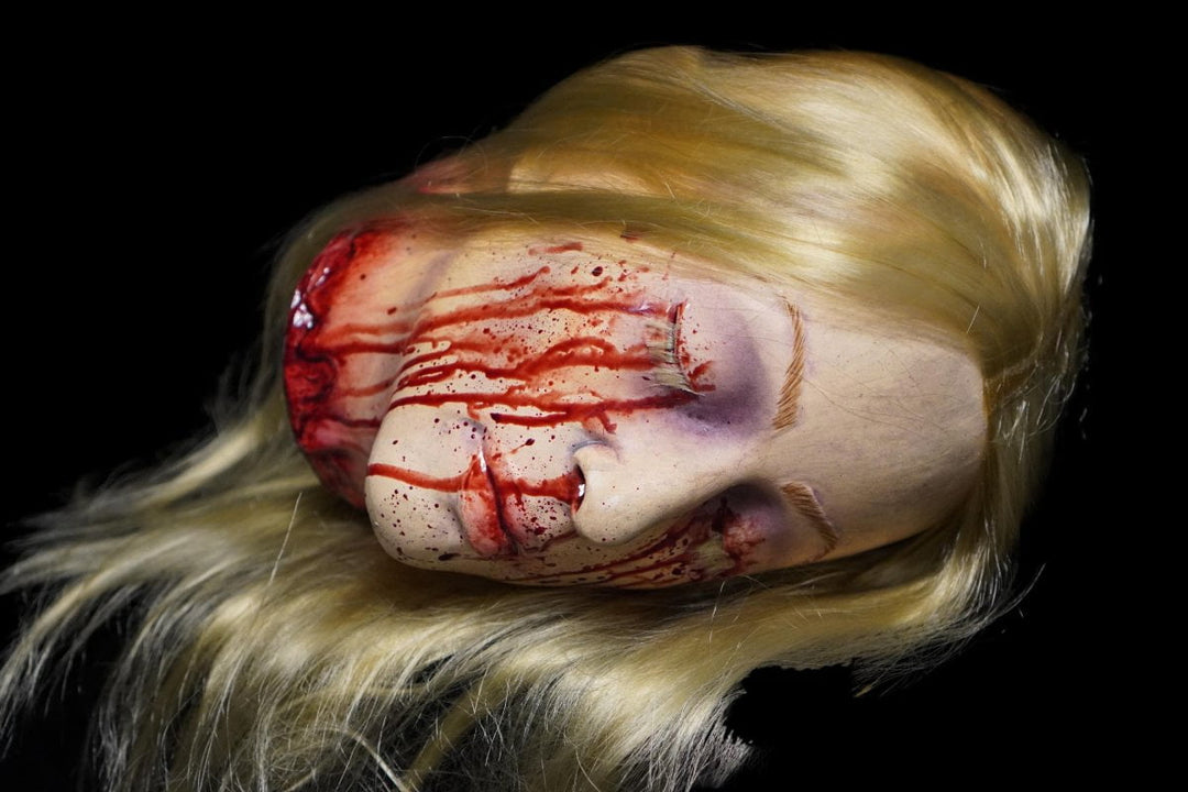NEW "Bloody Barbie" Severed Head HD Studios Ulta Realistic Halloween Prop