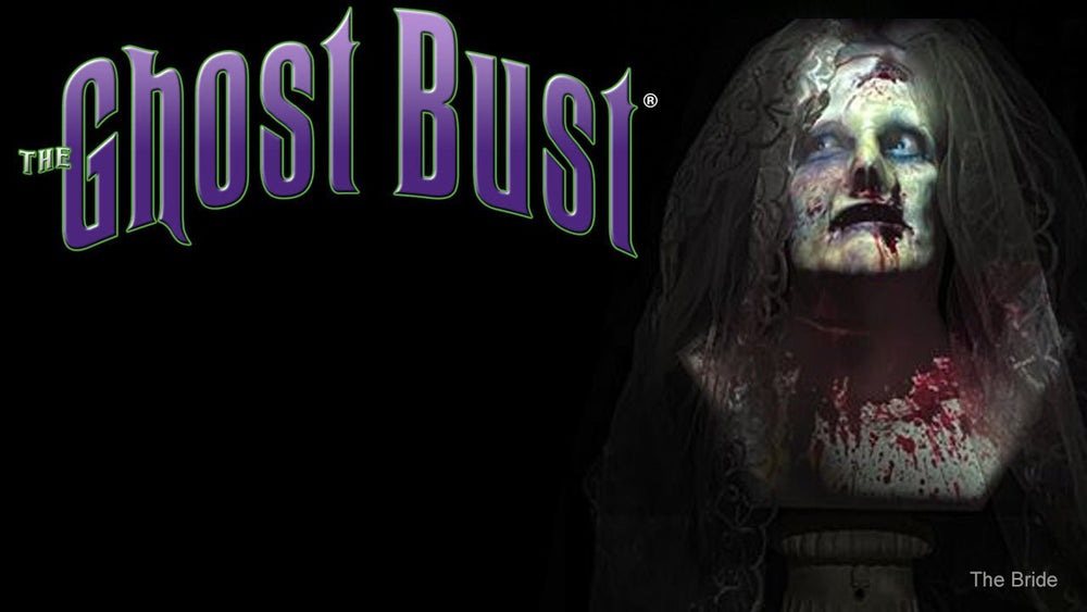 "Ghost Bust - Bride" Animated Haunted Projection Prop