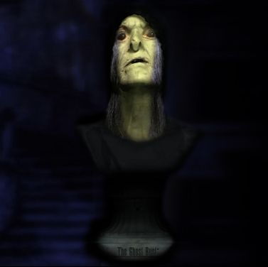 "Ghost Bust Pro - Seance Bust" Animated Haunted Projection Prop