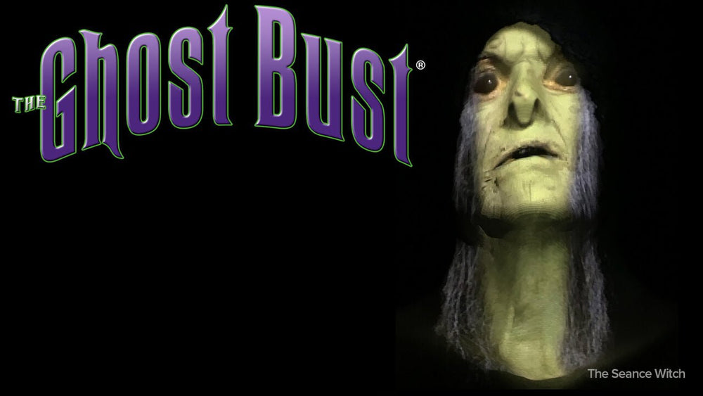 "Ghost Bust Pro - Seance Bust" Animated Haunted Projection Prop