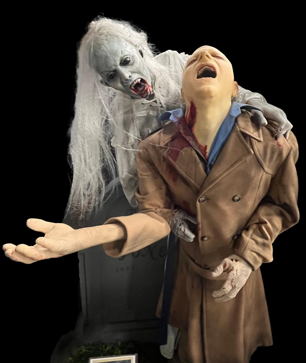 "Vampire Victim" Professional Halloween Animatronic