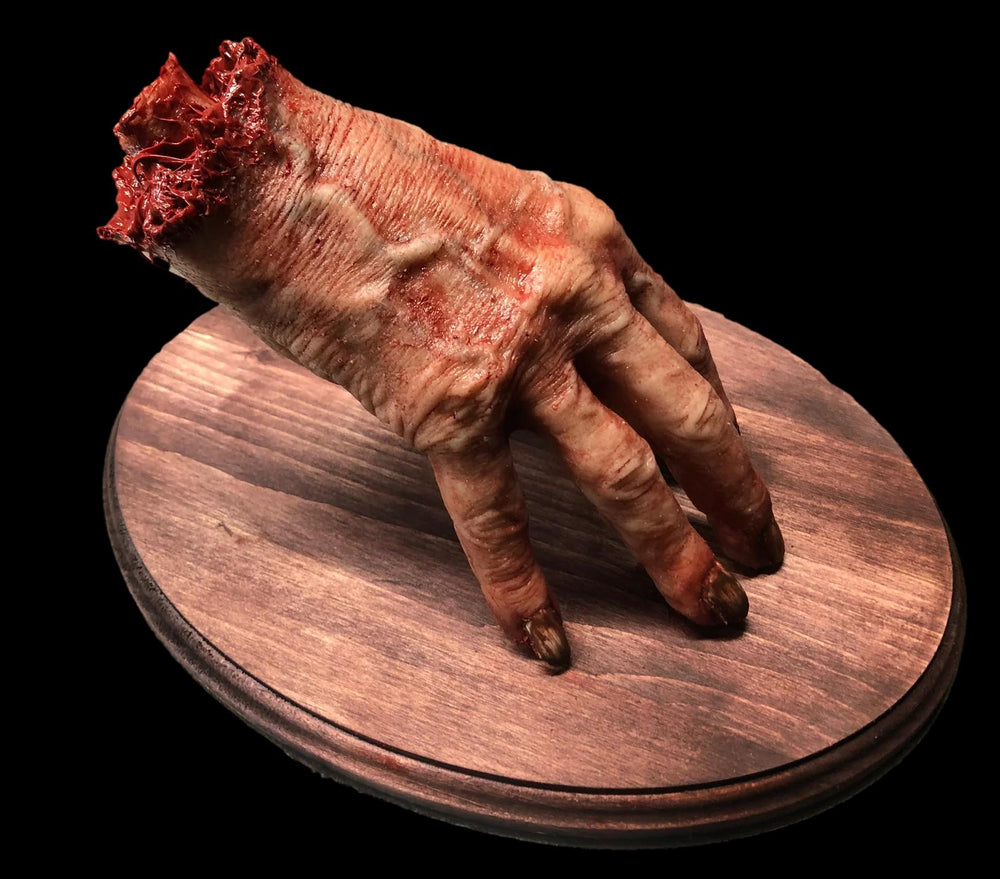"Severed Evil Hand - Silicone" Human Body Part Halloween Prop