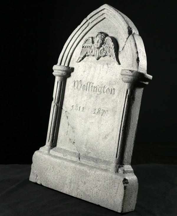 "Tipping Tombstone" Graveyard Prop
