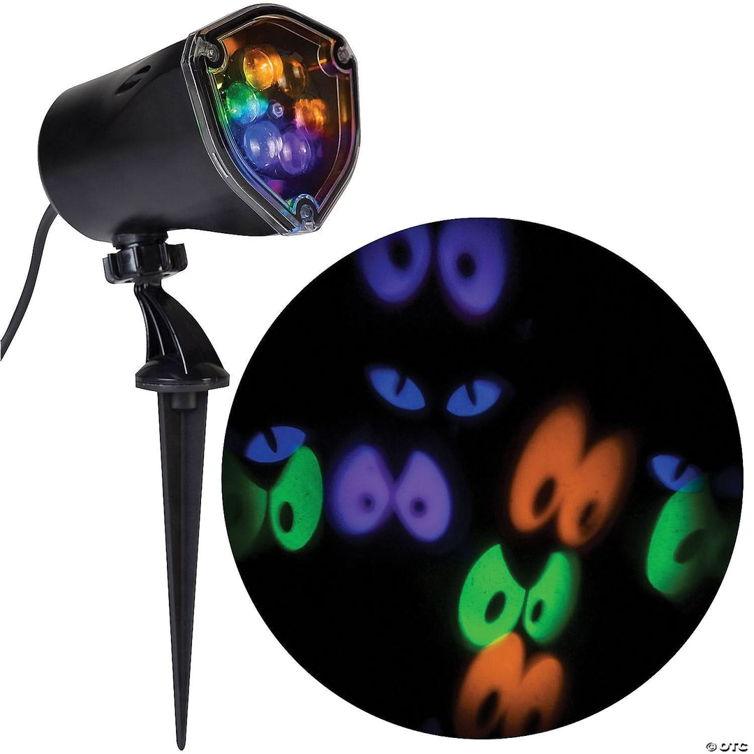 Eye Projecting Light White Faces Light Show | Outdoor Light Show | Projection – The Horror Dome