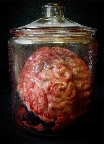 "Anatomy Gore Jar - Brain" Halloween Prop