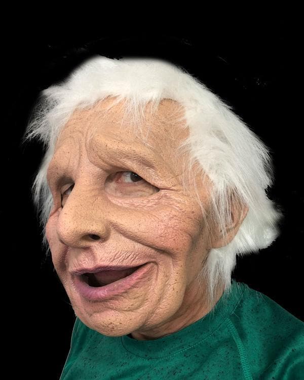 Halloween Mask "Aunt Kathy" Moving Mouth Halloween Mask
