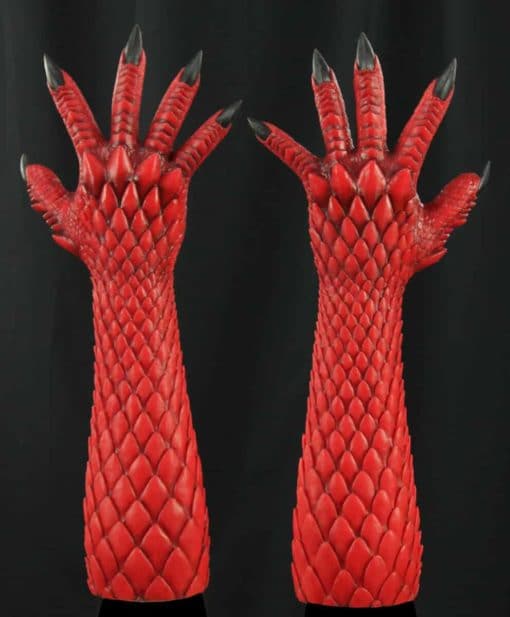 "Belial the Demon Silicone Hands" Halloween Costume Gloves