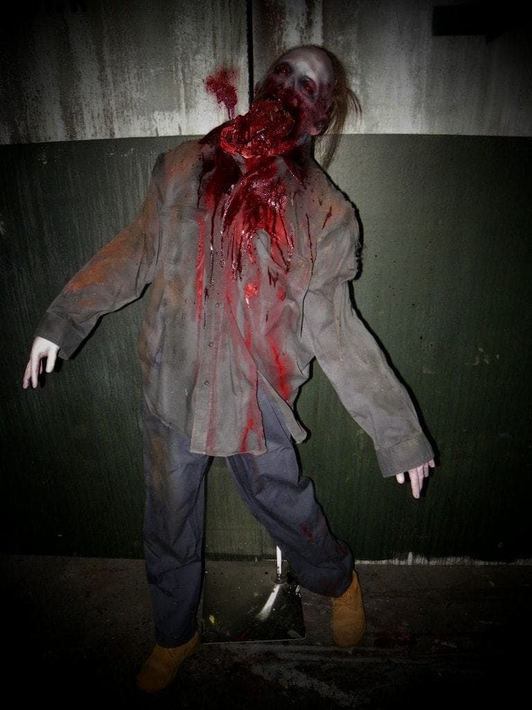 "Blood Soaked Male Zombie" Bloody Halloween Prop