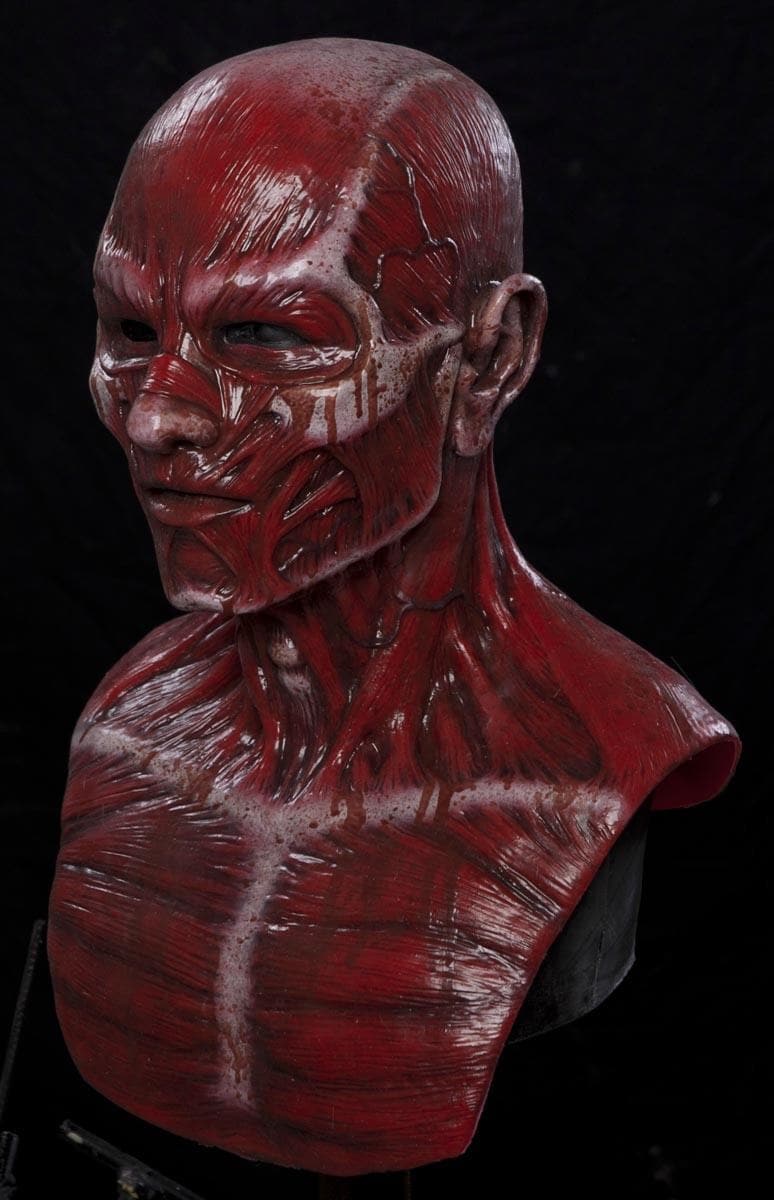 "Bloody Flayed Frank" Silicone Mask