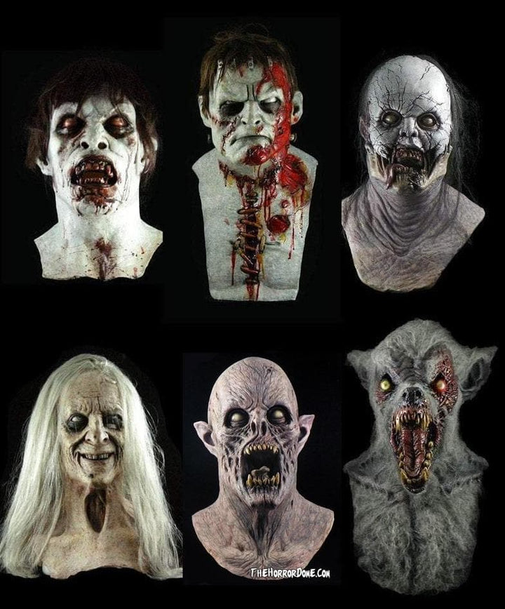 Bulk Halloween Masks "Classic Monsters" HD Studios Pro Masks - 6x Package Deal