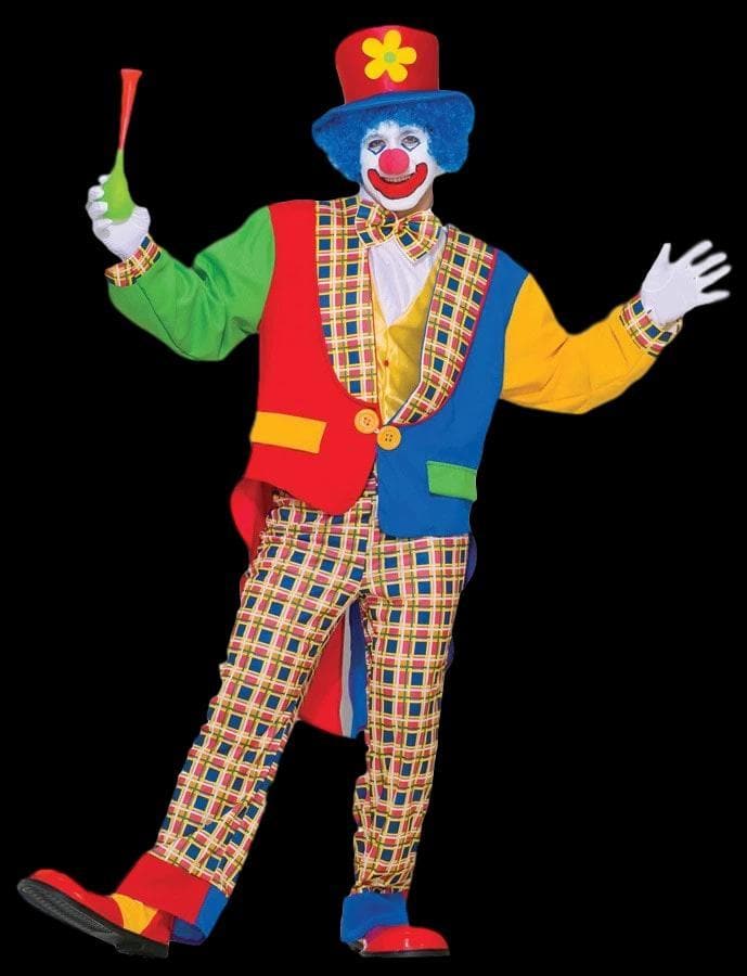 "Clown on the Town" Value Halloween Costume (Adult Size)