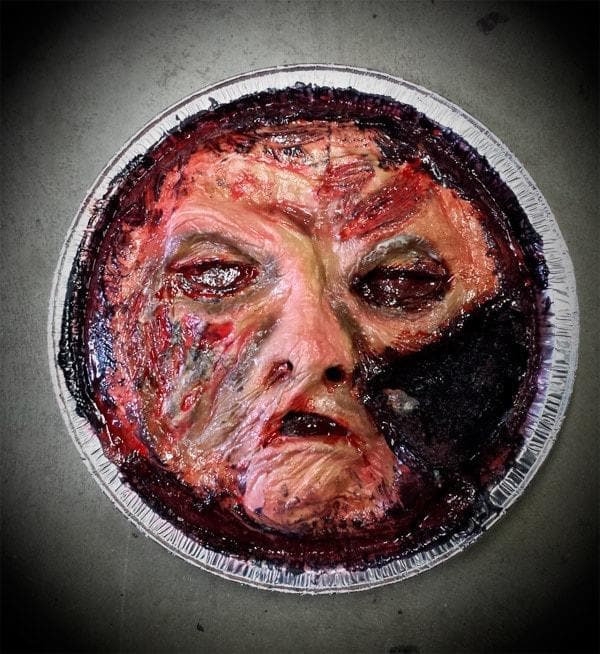 "Corrupt Cyrus Gory Pie" Bloody Halloween Prop
