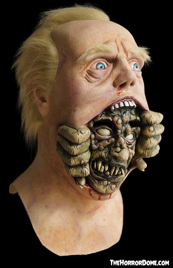 "Creep Out" HD Studios Pro Halloween Mask - Unleash the Grotesque Green Monster