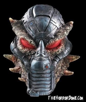 "Cyberzord with Lighted Eyes" Halloween Mask
