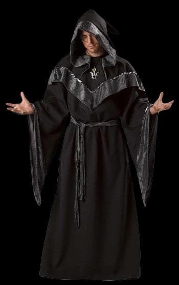 "Dark Sorcerer / Wizard" Value Halloween Costume