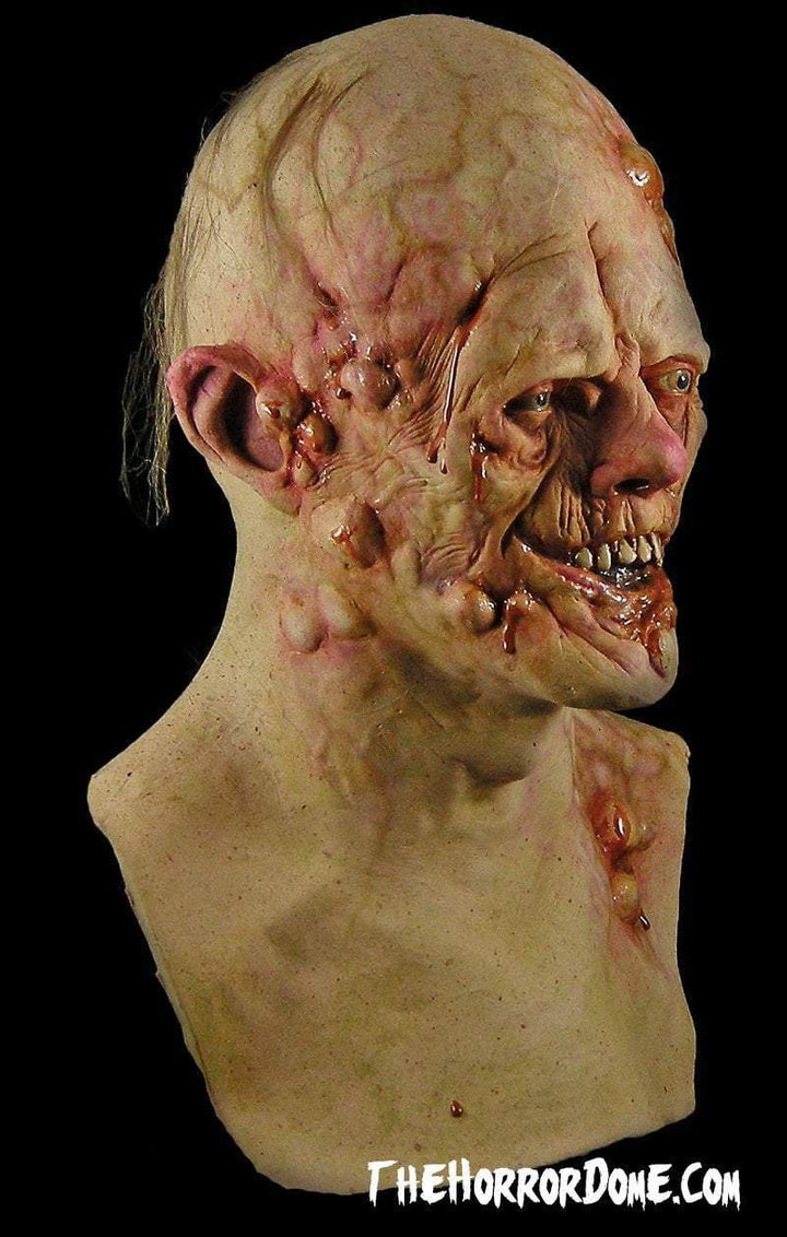 "Doll Face" HD Studios Pro Two-in-One Halloween Mask - A Maniacal Half Dead Stalker - Seeking Revenge with Piercing Eyes