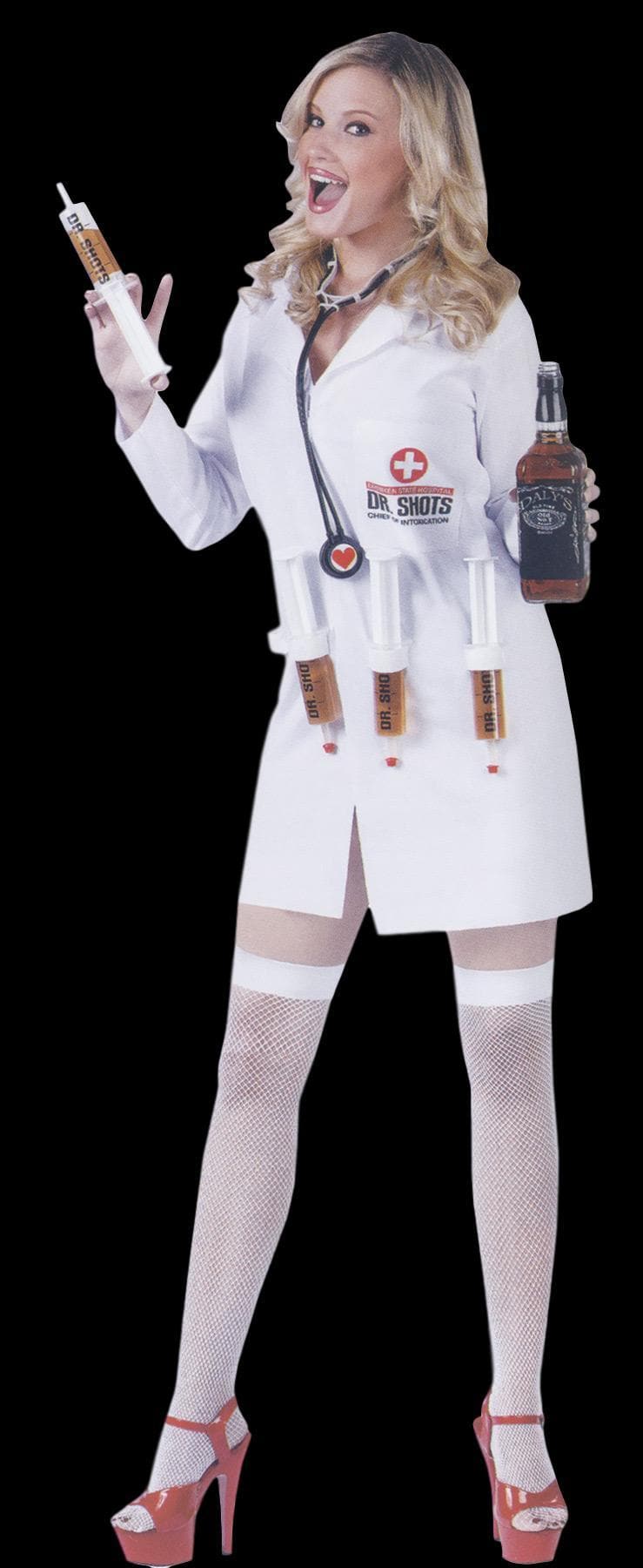 "Dr. Shots" Nurse Women's Halloween Costume