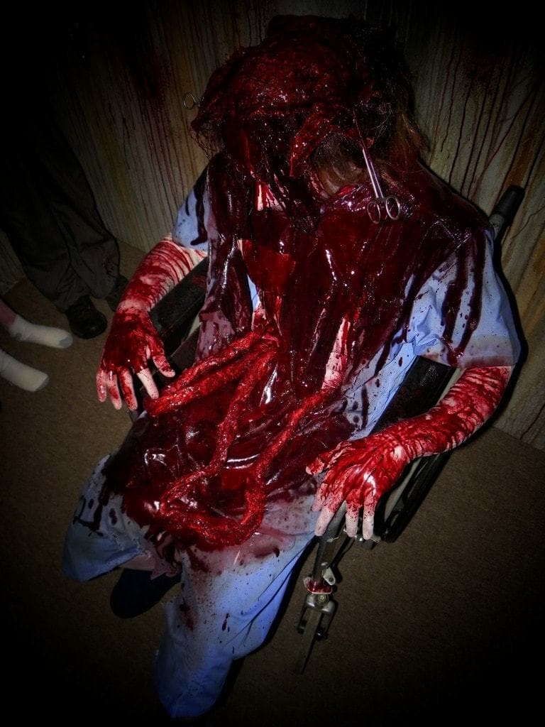 "Fear Flex - Fully Exposed" Flexible Zombie Halloween Prop
