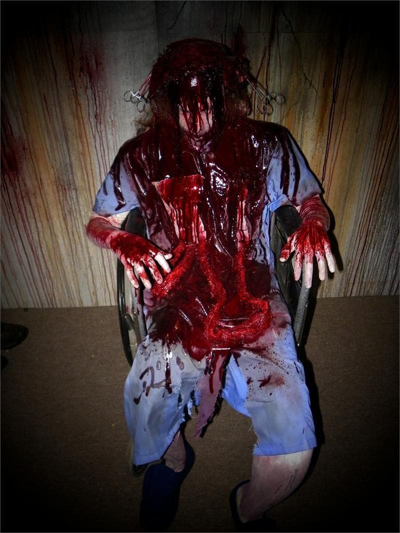 "Fear Flex - Fully Exposed" Flexible Zombie Halloween Prop