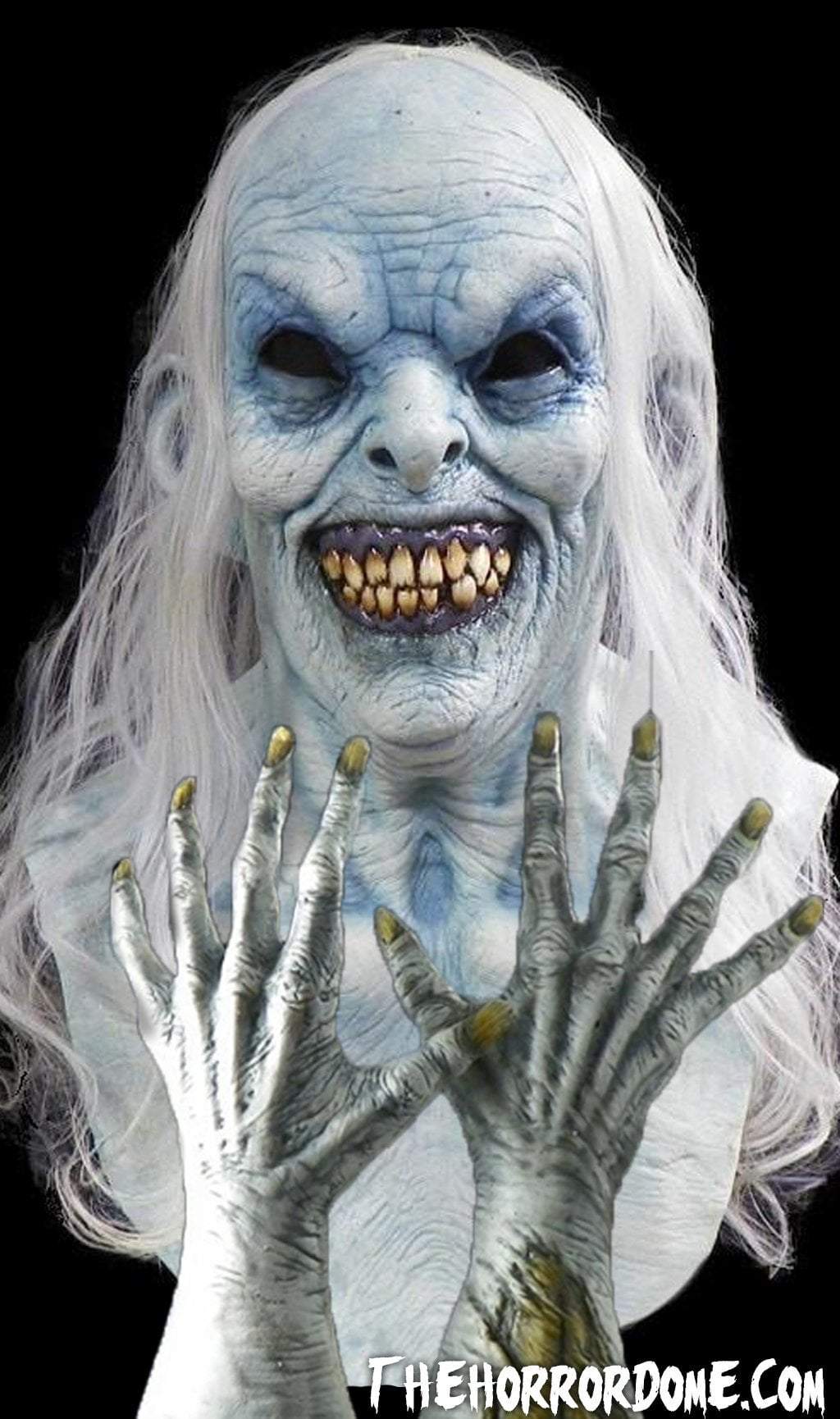 "Female Apparation" HD Studios Pro Halloween Mask and Hands Set