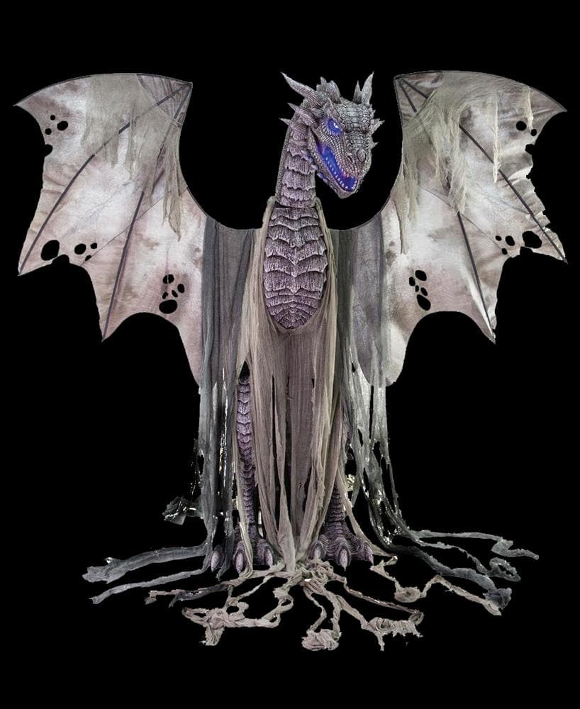 "Fire-Breathing Dragon" Electric Animated Halloween Prop