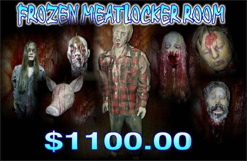 "Frozen Meat Locker Props" Haunted House Room