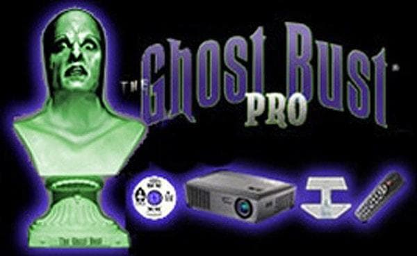 "Ghost Bust Pro - Pirate Captain's Bust" Animated Haunted Projection Prop